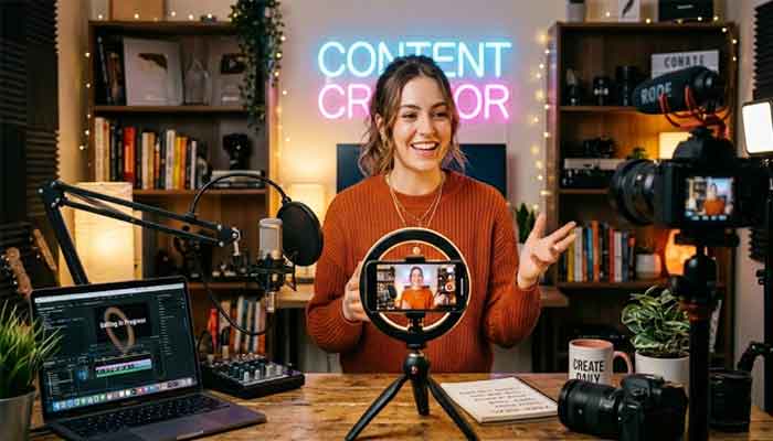 haslkan uang dengan menjadi content creator