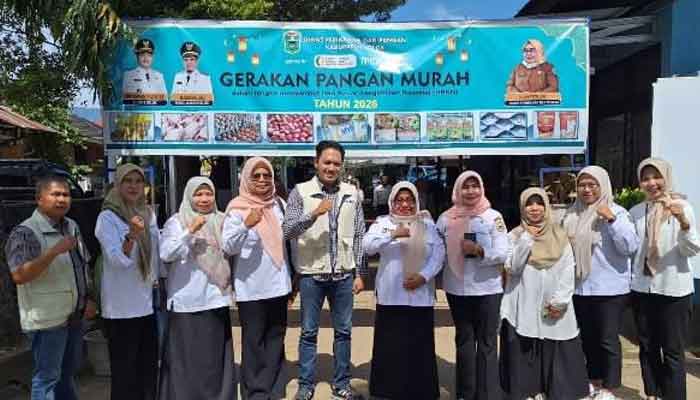 Dinas Perikanan dan Pangan Kabupaten Solok Gelar Gerakan Pangan Murah, Berbagai Komoditas Dijual dengan Harga Rendah