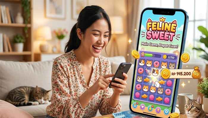 Main Santai, Saldo Dana Nambah Terus Di Feline Sweet!