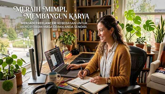 cari pengalaman dari freelance dan hasilkan uang.