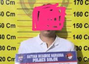 Satresnarkoba Polres Solok Amankan Seorang Tersangka di Nagari Saok Laweh terkait kasus penyalahgunaan Narkotika Jenis Sabu-sabu