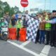 Penerapan rekayasa lalu lintas one way diresmikan oleh Gubernur Mahyeldi Ansharullah bersama Kapolda Sumbar Irjen Pol. Gatot Tri Suryanta di Simpang Manunggal Sicincin, Kabupaten Padang Pariaman