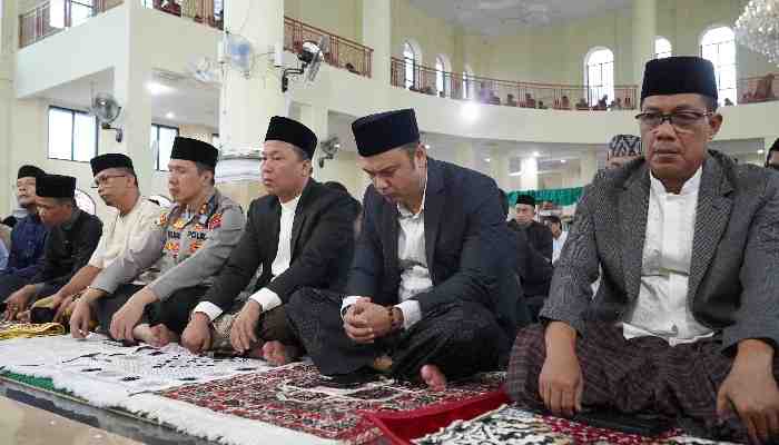 Salat Idulfitri 1447 Hijriah di Masjid Agung Istiqlal Muaro, Kabupaten Sijunjung