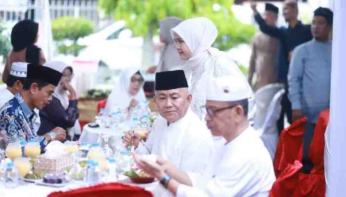 Wawako Suryadi Nurdal hadiri Halal Bihalal di rumah dinas Wako Solok, Ramadhani Kirana Putra