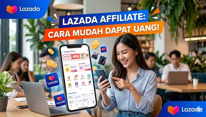 dapatkan uang dengan bergabung Lazada Affiliate
