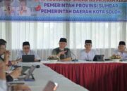 Pemprov Sumbar dan Pemko Solok Sinkronkan Program Strategis Pembangunan