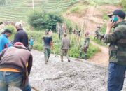 Progres Pengecoran Jalan TMMD ke-127 di Desa Cipelah Capai 85,3 Persen