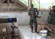 Satgas TMMD ke-127 Sasar Sanitasi, Rehab MCK Masjid Nurus Shalam di Desa Cipelah