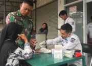 Satgas TMMD Ke-127 Cek Kesehatan Warga Desa Cipelah