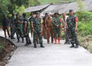 Samto Betah Dampingi Tim Wasev Kunjungi Lokasi TMMD ke-127 di Desa Cipelah