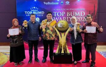 Bupati Roby dan BPR Bintan Sabet 3 Penghargaan di TOP BUMD Awards 2026