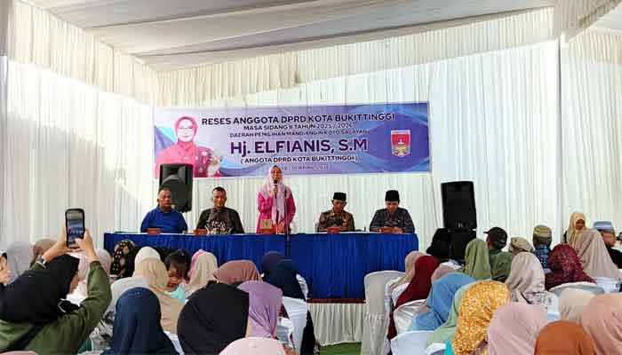 Reses Perorangan, Anggota DPRD Bukittinggi Elfianis Jemput Aspirasi Masyarakat Campago Ipuah