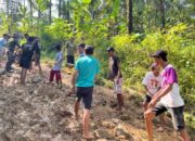 Estafet Batu Pembangunan Jembatan Garuda dalam TMMD ke-128