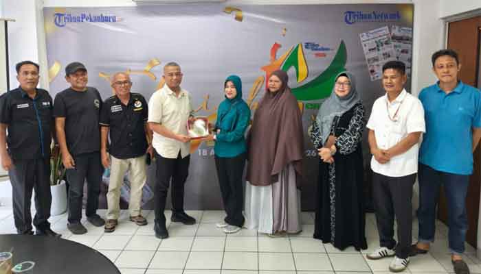 FWP-SB kunjungi Redaksi Tribun Pekanbaru