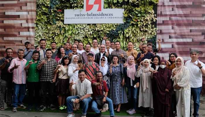 acara halalbihalal nasional lintas generasi alumni Universitas Janabadra (UJB) Yogyakarta di Swiss-Belresidences Epicentrum, Kuningan, Jakarta