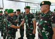 Wadan Pusterad Pimpin Laporan Korps Kenaikan Pangkat Prajurit Pusterad