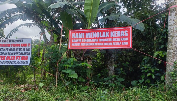 Ratusan Warga Ngaringan Protes Keras, Pasang Spanduk Desak Operasional CV Bumi Indah Dihentikan