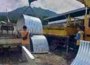 Material Armco Jembatan Garuda TMMD Reguler ke-128 Kodim 0702/Purbalingga