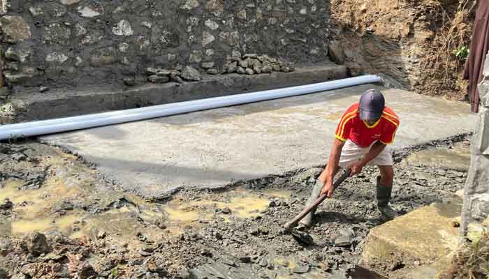 Jembatan Garuda TMMD ke-182 di Desa Krangean Mulai Terbentuk dari Dasar