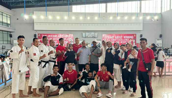Muharlion Dukung Langsung Kontingen Kota Padang di Kejurnas Shorinji Kempo Jakarta