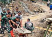 Sinergi Lintas Sektor Perkuat Pondasi Pelebaran Jalan TMMD ke-128 di Desa Krangean