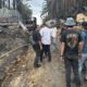 Tim Gabungan Polda Sumsel turun ke lokasi kebakaran Sumur Minyak Ilegal di Lahan HGU PT Hindoli di Desa Tanjung Dalam, Kecamatan Keluang