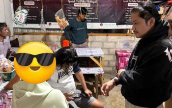 Tersangka Pelaku perbuatan cabul inisial SA saat diamankan Satreskrim Polres 50 Kota