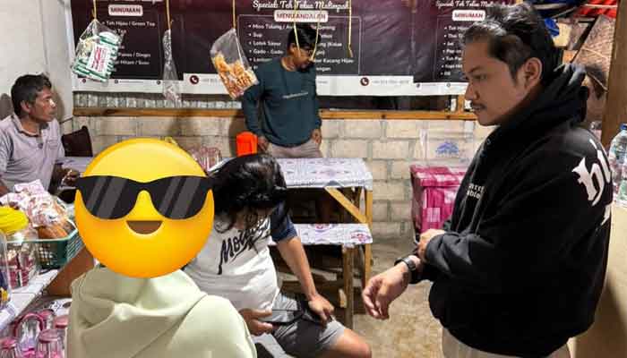 Tersangka Pelaku perbuatan cabul inisial SA saat diamankan Satreskrim Polres 50 Kota