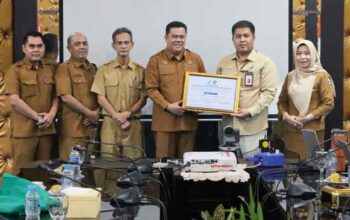 Sekda Bintan, Ronny Kartika saat pembukaan Advokasi Program Nasional Keamanan Pangan tahun 2026