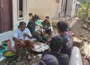 Serka Indra Hadir Jaga Kesehatan Warga di Lokasi TMMD ke-128