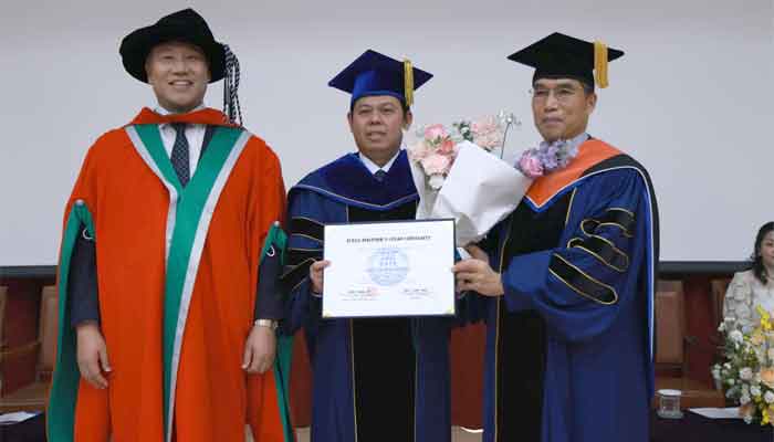 Sultan Baktiar Najamudin Dianugerahi Doktor Honoris Causa oleh Korean Maritiem and Ocean University