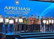 Tiga Daerah di Sumbar Raih Penghargaan dalam Apresiasi Pemerintah Daerah Berprestasi 2026 yang diselenggarakan Kemendagri