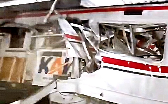 kecelakaan kereta di Bekasi