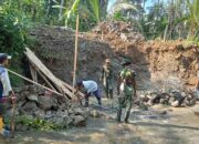 Satgas TMMD ke-128 mulai pembangunan Jembatan Garuda untuk menghubungkan di Desa Krangean dan Ponjen