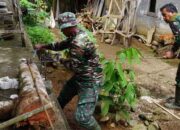 Persiapan rangka besi cor untuk memperkuat struktur Pelebaran Jembatan TMMD ke-128 Kodim 0702/Purbalingga