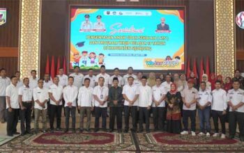 Dinas Pendidikan dan Kebudayaan Kabupaten Sijunjung menggelar sosialisasi Program Wajib Belajar 13 Tahun sekaligus pengentasan Anak Tidak Sekolah (ATS)
