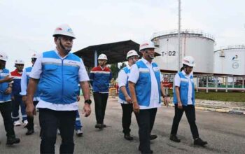 Komisaris Utama Pertamina Patra Niaga, Sabar Yudo Suroso tinjau IT Tanjung Uban di Kabupaten Bintan, Kepri