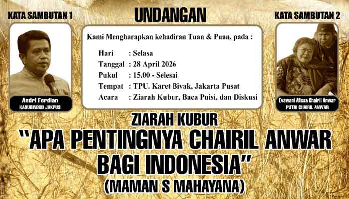 Ziarah Kubur 'Apa Pentingnya Chairil Anwar Bagi Indonesia'