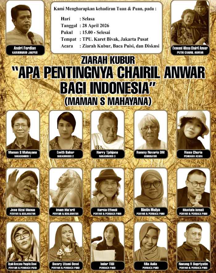 Ziarah Kubur 'Apa Pentingnya Chairil Anwar Bagi Indonesia'