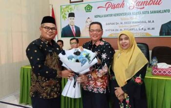 Acara Perpisahan Dedi Wandra dengan Jajaran Kemenag Kota Sawahlunto