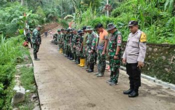 Apel Satgas TMMD Reguler ke-128 di Desa Krangean