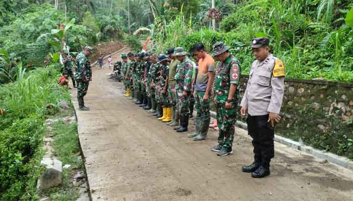 Apel Satgas TMMD Reguler ke-128 di Desa Krangean
