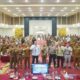 Bupati Dharmasraya, Annisa Suci Ramadhani foto bersama usai penyerahan SPPT PBB Tahun 2026 kepada Wali Nagari