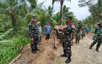 Danrem 071/Wijayakusuma, Kolonel Inf Lukman Hakim tinjau pelaksanaan TMMD Reguler ke-128 di Purbalingga