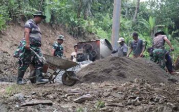 Deru Molen dan Semangat Tak Pernah Padam dalam TMMD ke-128 di Desa Krangean