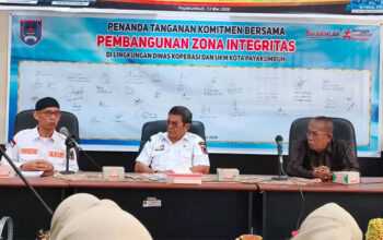 Dinas Koperasi dan UKM Payakumbuh Canangkan Zona Integritas menuju WBK dan WBBM