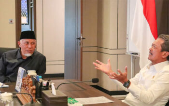 Gubernur Sumbar, Mahyeldi temui Menteri KP, Sakti Wahyu Trenggono