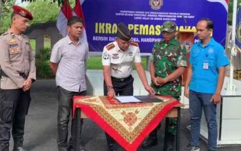 Lapas Kelas II B Muara Sijunjung menggelar Apel Ikrar Pemasyarakatan Bersih dari Handphone Ilegal, Narkoba dan Penipuan