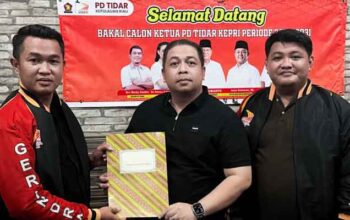 Indra Saputra ajukan berkas calon ketua PD Tidar Kepri periode 2026–2031