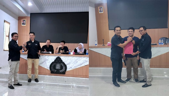 Serah terima jabatan Ketua PWI Dharmasraya